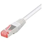 Tecline exertis Connect &ndash; paigalduskaabel &ndash; RJ-45 (M) kuni RJ-45 (M) &ndash; 15 m &ndash; SSTP-kaabel &ndash; CAT 6 &ndash; halogeenivaba &ndash; valge (71515W)