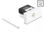 DeLOCK 90879 kaablisoo-muundur RJ45 LSA 180&deg; Must Valge