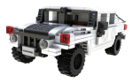 Jamara CaDA Humvee 402853 klotsikomplekt, 1:24, valge