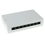 ACT FA5000 pindmontaaži karp, 8 porti, CAT5E, varjestamata