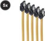 SATA andmekaabel ShiverPeaks BS78246-0.5Y-5 6 Gb/s metallklambriga, 0,5 m