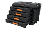 T&ouml;&ouml;riistakast KETER DIY ROC Pro Gear 4 Drawers Unit XL 4 sahtliga, tehnopol&uuml;meer, 25 L
