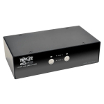 2-pordiline DisplayPort KVM-l&uuml;liti heli ja USB 3.0 jaoturiga EATON B004-DPUA2-K &mdash; DisplayPort, USB klaviatuur/hiir, 2560&times;1600, 1,2 m kaablid