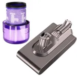 Extralink asendusaku ja filter Dyson V11 V15 SV46 SV47 jaoks, 25.2V 4000mAh kl&otilde;ps-t&uuml;&uuml;pi