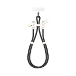 SBOX LANYARD BLACK USB-C - USB-C kaabel 1,5 m must