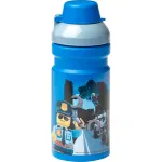 LEGO City Joogipudel 390 ml Sinine Pehme Silikoonotsaku ja Pool-l&auml;bipaistva Korgiga, PP/Silikoon, 1 T&uuml;kk (40561735)