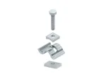 Niedax SPKGM 25 F Kinnitusklamber, kuumtsingitud teras, M8, 25 mm kinnitusvahemik