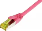 SYNERGY21 Patch-kaabel RJ45 CAT6A 500MHz 15m Magenta S/FTP TPE/LSZH Ultraflex AWG26 koos CAT7 toorkaabliga