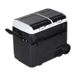 HCALORY P50M+ Autojahuti Bluetoothiga, 50L, -20&deg;C kuni +20&deg;C, DC 12/24V ja AC 100-240V, 60W, R134a, LCD-ekraan, rakenduse juhtimine, aku kaitse, rattad, teleskoopk&auml;epide, LED-tuli, USB-port, CE/RoHS/FCC
