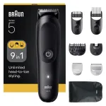 Braun Series 5 AIO5540 All-In-One Style Kit 9-&uuml;hes juuksel&otilde;ikur, pestav, must