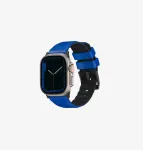 UNIQ Linus Apple Watch Series 1/2/3/4/5/6/7/8/9/SE/SE2/SE3/Ultra/Ultra 2/Ultra 3 42/44/45/49mm Airosoft Silicone Sport Band Racing Blue