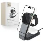 TECH-PROTECT QI15W-A28 3IN1 Magnetic MagSafe Wireless Charger Black