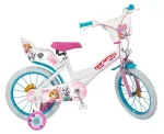 Toimsa 16 inch lasteratas mudel 1681 &mdash; terasraam, 16-tollised t&auml;ispuhutavad rattad, eesmised ja tagumised pidurid, stabilisaatorite ja korviga (PAW Patrol)