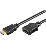 Goobay kiire HDMI pikenduskaabel Ethernetiga, HDMI 2.1, 8K @ 60 Hz, 5 m, HDMI pistik > HDMI pesa