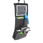 LittleLife Car Seat Organiser L16080 - Vastupidav pol&uuml;ester 8 tasku ja tahvelarvuti hoidikuga