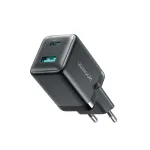 Joyroom JR-TG8 GaN 45W USB-C + USB-A seinatavaline laadija - must