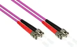 GoodConnections OM4 ST-ST mitmerealiseeriga duplexkiud-patch-kaabel, 7,5 m, LSZH, violetne LW-8075ST4