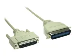 GoodConnections Premium paralleelne printerikaabel, DB25 isane - Centronics 36 isane, 0,6 m, hall, topeltvarjestusega 4090-06