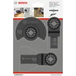 Bosch 2 608 662 343 Starlock puidu p&otilde;hikomplekt, 3-osaline, multifunktsionaalse t&ouml;&ouml;riista terad