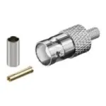 Wentronic Goobay BNC-krimpside&uuml;hendus RG 58/U kaablile kullatud pistikuga 11357