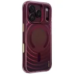 UNIQ Coehl Vela &uuml;mbris iPhone 18 Pro / 17 Pro jaoks, magnetlaadimine, burgundia
