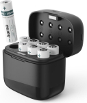 Hama akulaadija 8x AA Li-Ion akuga, 2000 mAh, laadimine eraldi igas pesas, USB-C
