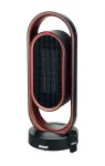 Unold 86535 keraamiline ventilaatorsoojendi 3D, 1800 W, kaugjuhtimispult, 80&deg; p&ouml;&ouml;rlemine, 45&deg; kallutusnurk, 8 h taimer, must/vask