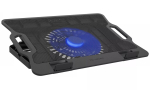 S&uuml;learvuti jahutusalus NATEC DIPPER 2 kuni 17,3-tollistele (43,9 cm), 1 ventilaator 18 cm, 650 p/min, USB, must