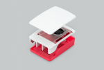 Raspberry Pi 5 korpus, punane/valge, jahutusventilaatoriga (SC1159)