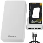 Akupank Extralink EPB-078W 10000 mAh valge, USB-C, 10 W v&auml;ljund, laeb kuni 2 seadet