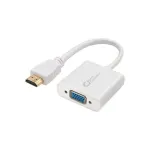 Microconnect HDMVGA1 HDMI&ndash;VGA adapter, pistik/pesa, ilma helita, valge