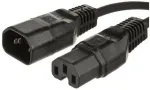 Microconnect PE011410 toitekaabel Must 1 m C14 pistik C15 pistik