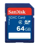WESTERN DIGITAL SanDisk SDXC-kaart Class4 64GB
