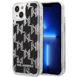 Karl Lagerfeld KLHCP14MLMNMK iPhone 14 Plus 6.7 k&otilde;va &uuml;mbris must / must Liquid Glitter Monogram