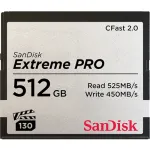 WESTERN DIGITAL SanDisk Extreme Pro Cfast 2.0 m&auml;lukaart 512 GB - 525 MB/s lugemiskiirus