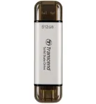 Transcend ESD310S kaasaskantav SSD, 512 GB, USB 3.2 Gen 2, h&otilde;bedane