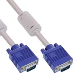 InLine S-VGA kaabel 15 HD hall isane/isane 3m