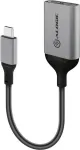 ALOGIC Ultra Series Charging Combo Adapter - USB-adapter - 24 pin USB-C (M) to 24 pin USB-C (W) - 10 cm - Toiteplokk + heli USB kaudu, toetab Power Delivery 3.0 - must, Spa