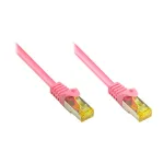 RJ45 paigalduskaabel Cat.7 toorkabliga ja riivikaitsega (RNS&reg;), S/FTP, PiMF, halogeenivaba, 600 MHz, OFC, magenta, 2 m, Good Connections&reg; (8070R-020M)