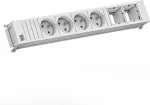 Pikendusjuhe Bachmann 916.717 &ndash; 4x UTE pistikupesa, 2x Kaablid/Moodulid, 0,2 m kaabel
