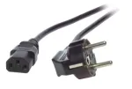 EFB-Elektronik toitejuhe maandatud pistik 90&deg;- C13 180&deg; must 5,0 m, 3 x 1,00 mm&sup2; Tootja: EFB Elektronik (EK504.5V2)