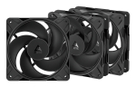 120 mm ARCTIC Freezer P12 Pro Reverse &mdash; 3-pakend A-RGB PWM ventilaatorid, 124 m&sup3;/h, h&uuml;drod&uuml;naamiline laager
