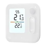 SwitchBot Home 4-&uuml;hes kliimapaneel termomeetri, h&uuml;gromeetri, liikumisanduri ja k&uuml;tte juhtimisega, valge