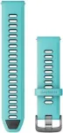 Vahetus 22mm silikoonist kellarihm GARMIN Forerunner 265 jaoks &mdash; Aqua