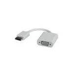 DisplayPort-VGA adapter, DP ST - VGA BU, VGA D-Sub , DisplayPort, isane, emane, valge