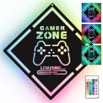 LED-neoonsilt MANTA MASNL132RGB Style Neon Lights GAMER ZONE, RGB-valgustusega seinadekoor
