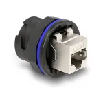 DeLOCK 67048 RJ45 Cat.6A sisseehitatud pesa / liitmik, must