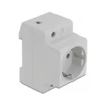 Pistikupesa CEE 7/3 DeLOCK 11469 Helehall 250V 16A