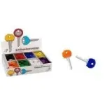 Klahvikorgid WEDO 262 8025 &mdash; &uuml;mmargused painduvast plastist klahvikorgid, 200 tk pakendis