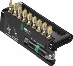 Wera Tools 05347153001 - Kuuskant - Pozidriv - 1 x 1/4x75 1 x PZ 1x25 7 x PZ 2x25 1 x PZ 3x25 - 25,4 / 4 mm (1 / 10,20cm (4) ) - Kuuskant (05347153001)